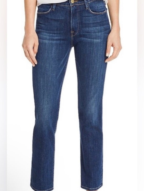 Frame Denim Denim - Frame Denim Medium Wash Le High Straight Leg Jeans - Size 28